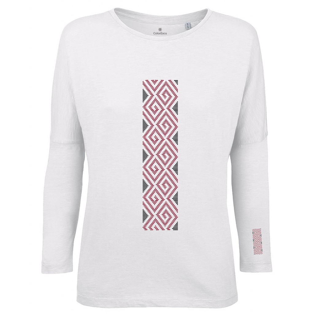 Bluza Mandra alba ColorEscu